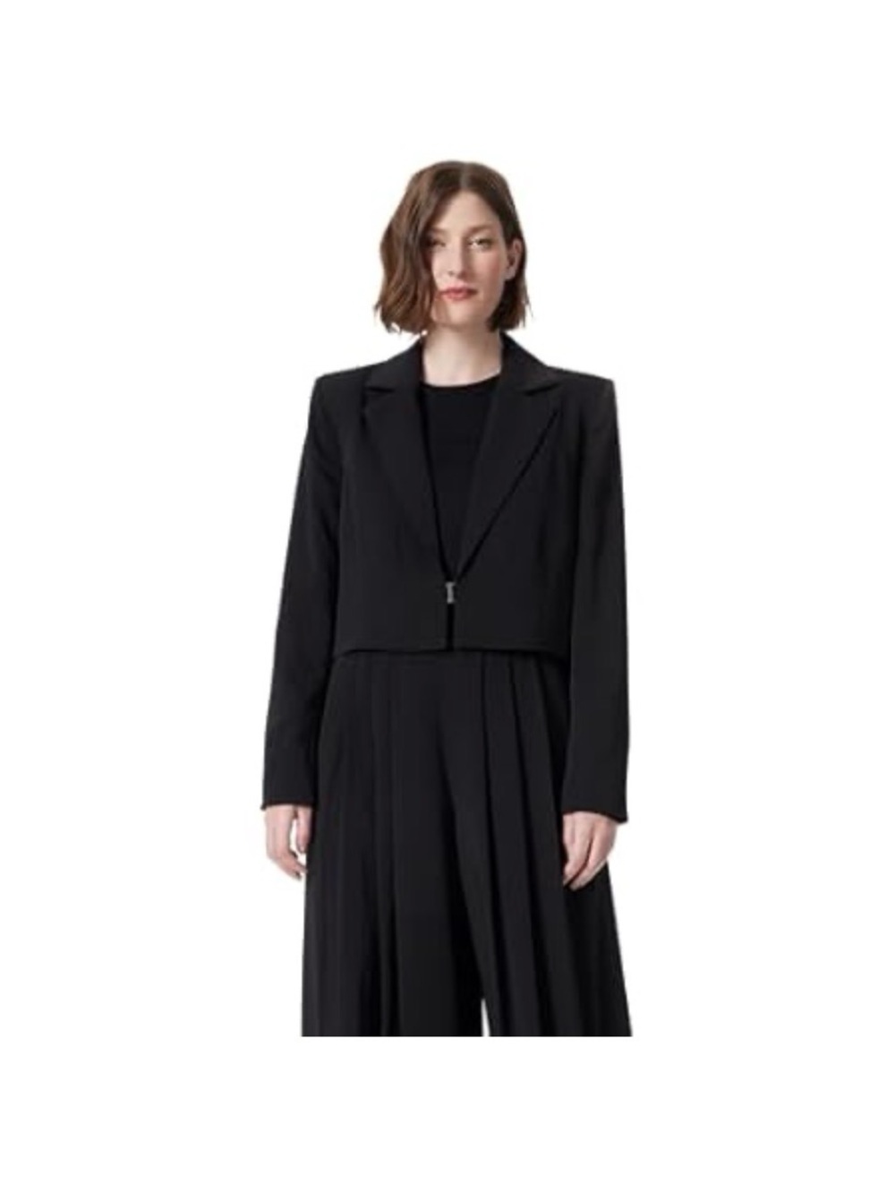 Dee Ocleppo Alice Black Cropped Blazer Jacket Womens Size 10 NWT